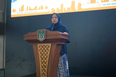 Ketua PKSP Dr. Qonitah Basalamah M.Si Dalam Memberikan Sambutan