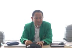 Sambutan oleh Kepala Biro Administrasi Kemahasiswaan, Kamaruddin Salim, S.Sos.,M.Si.   pada Selasa, (7/1) di Ruang Rapat Cyber UNAS.