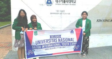 Daegu International Youth Camp 2 – 7 Juli 2017