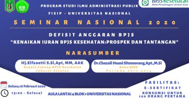 Seminar Nasional 2020 Adm. Publik UNAS