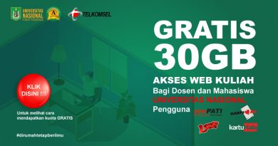 BRANDING-AKSES-INTERNET-GRATIS-UNTUK-KULIAH-ONLINE-MAHASISWA-UNAS-(TELKOMSEL)