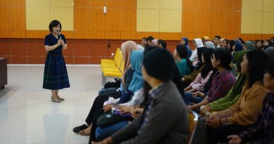 Suasana saat kuliah umum di Auditorium Blok 1 Lantai 4 Unas, pada Senin, 02 Desember 2020