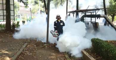 Sasaran pengasapan fogging yaitu saluran air dan tempat-tempat bersarangnya nyamuk, begitu pula sudut area kampus.