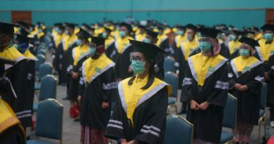 Wisuda Pascasarjana, Sarjana, Profesi, Diploma Universitas Nasional, dan Akademi-akademi Nasional Periode II T.A. 2019/2020 di Jakarta Convention Center (JCC), Senayan pada Minggu, 29 November 2020