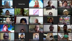 Foto bersama dalam webinar yang diadakan PPM-Unas dan PERAGI Komda DKI dengan tema "Pengelolaan Lingkungan Berbasis Keanekaragaman Hayati dan Permaculture untuk Mendukung Kehidupan Ekosistem yang Berkelanjutan" pada hari Jumat, 11 Juni 2021