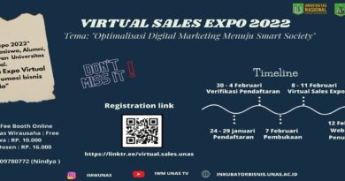 VIRTUAL SALES EXPO 2022 TEMA_OPTIMALISASI DIGITAL MARKETING MENUJU SMART SOCIETY