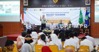 Saat talkshow sesi kedua berlangsung, Kamis, 10 Oktober 2024, di Aula Blok 1 Lt. 4 UNAS